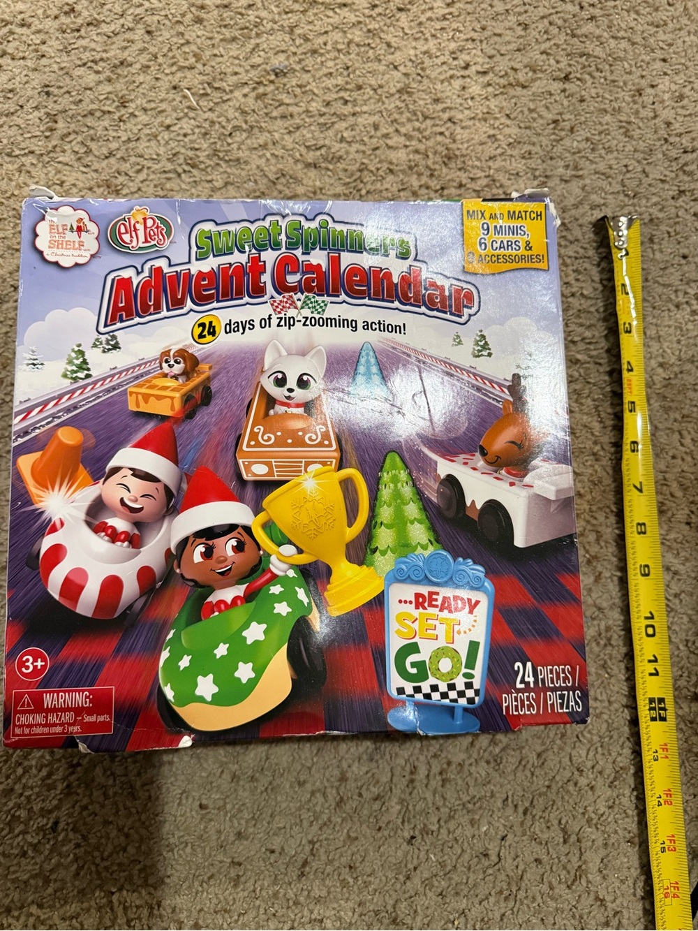 Sweet Spinners Advent Calendar - Holiday Toy Set elf on the shelf pets